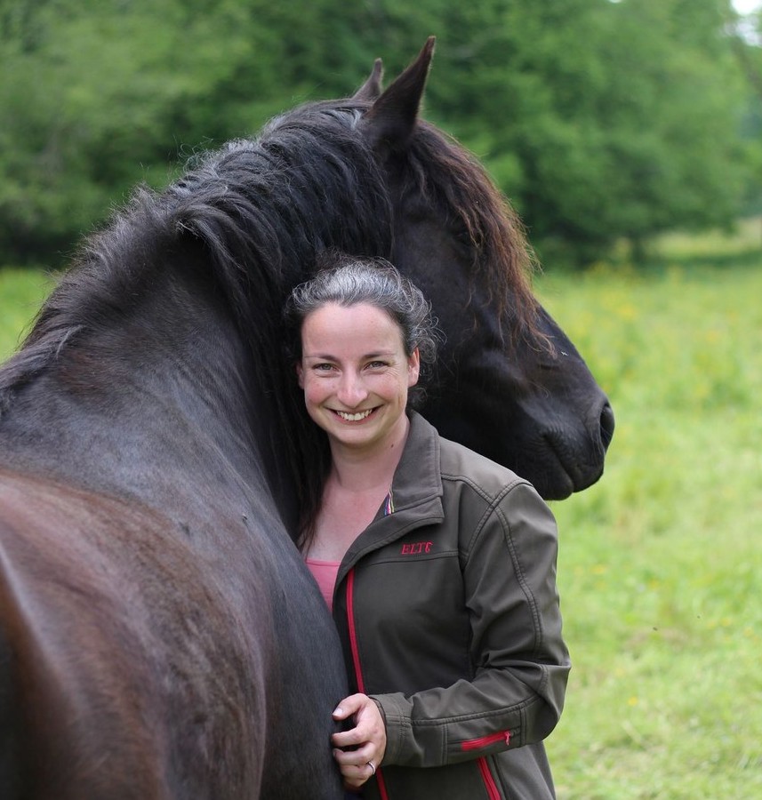 Elodie Fraiche avec sa jument Aloa